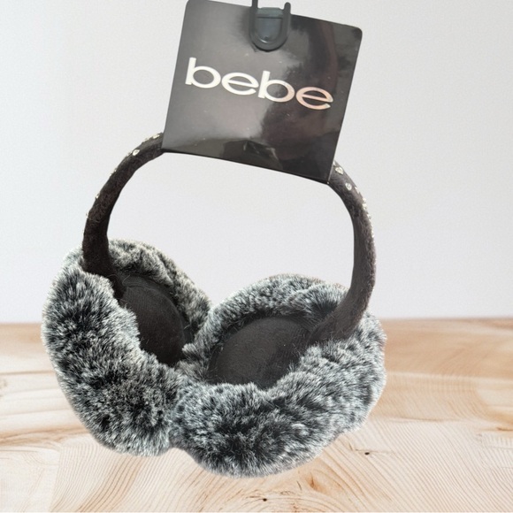 bebe Accessories - Bebe Faux Fur Embellished Earmuffs